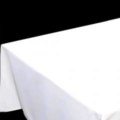 Obrus prostokątny, wymiary 230x140 cm (kolor biały)